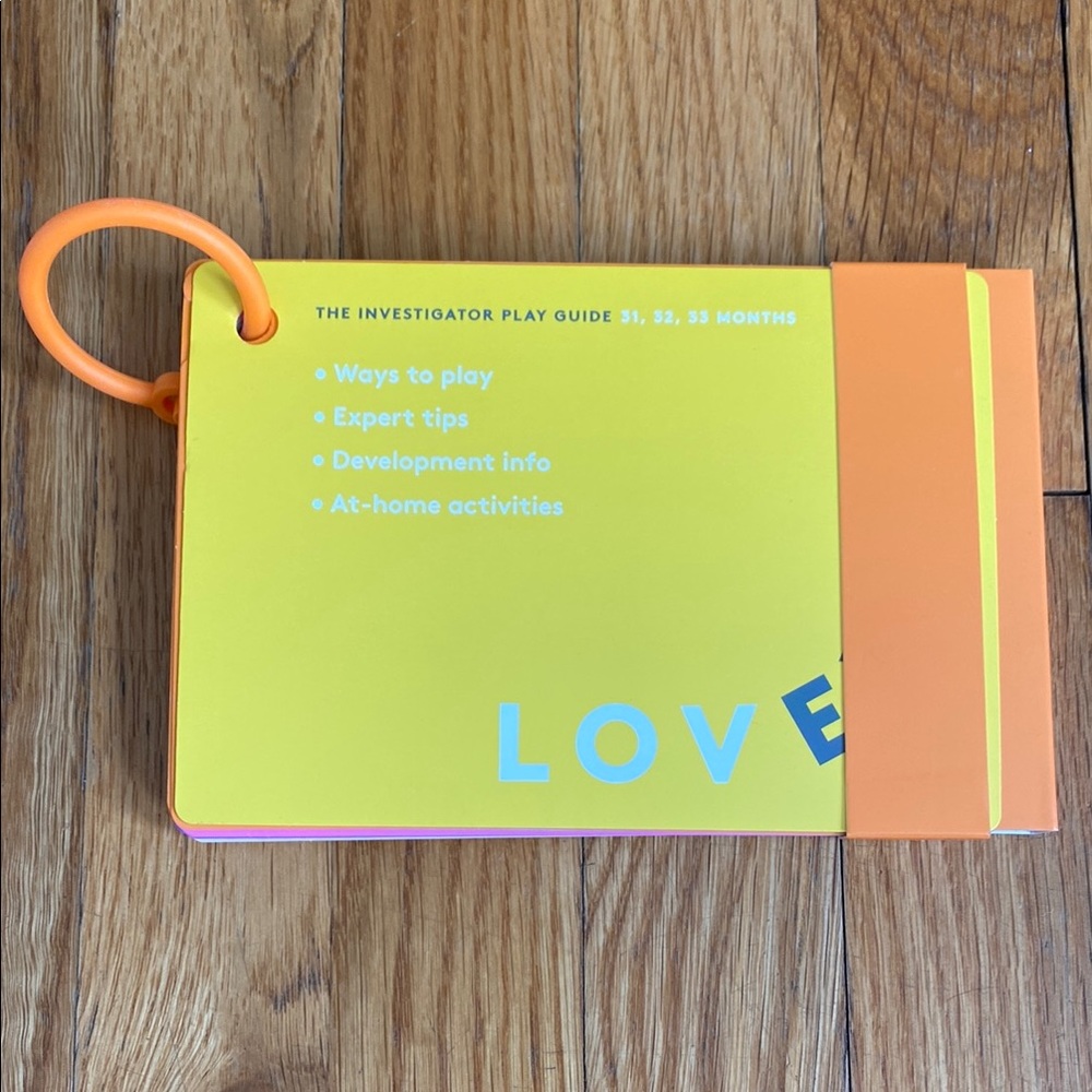 Yellow and Orange Investigator Play Guide Activity Cards